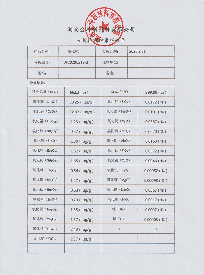 湖南金坤新材料有限公司,金屬鈧,金屬鈧粉,鋁鈧合金,金屬鈧靶,鋁鈧靶材,鋁基靶材,氧化鈧,各類鈧鹽,氟化鈧,貴金屬粉末低氧超細(xì)鈦粉,鋯粉,鉿粉,鈮粉,鉭粉